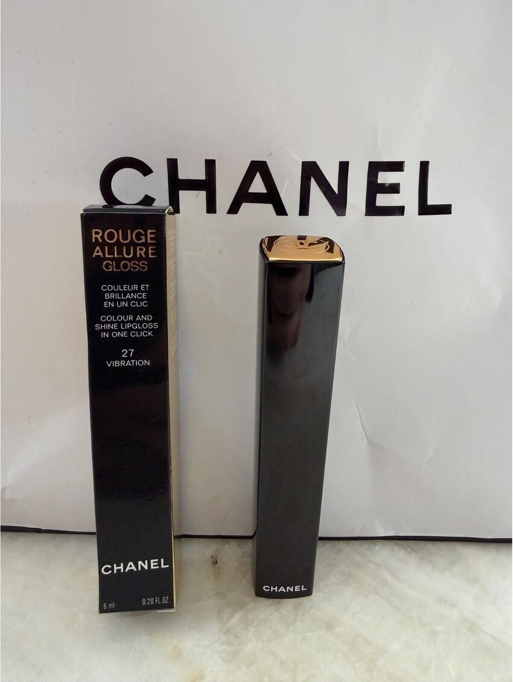 Rare Chanel Rouge Allure Gloss 27 Vibration - Discontinued - New in Box
